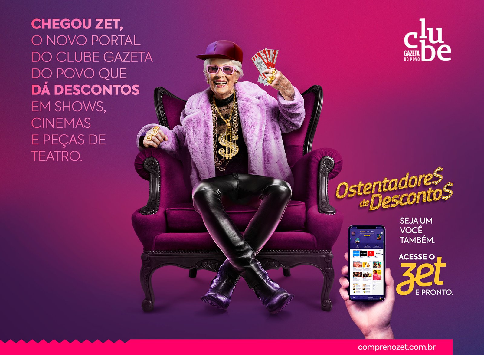 Key visual Ostentadores de Descontos