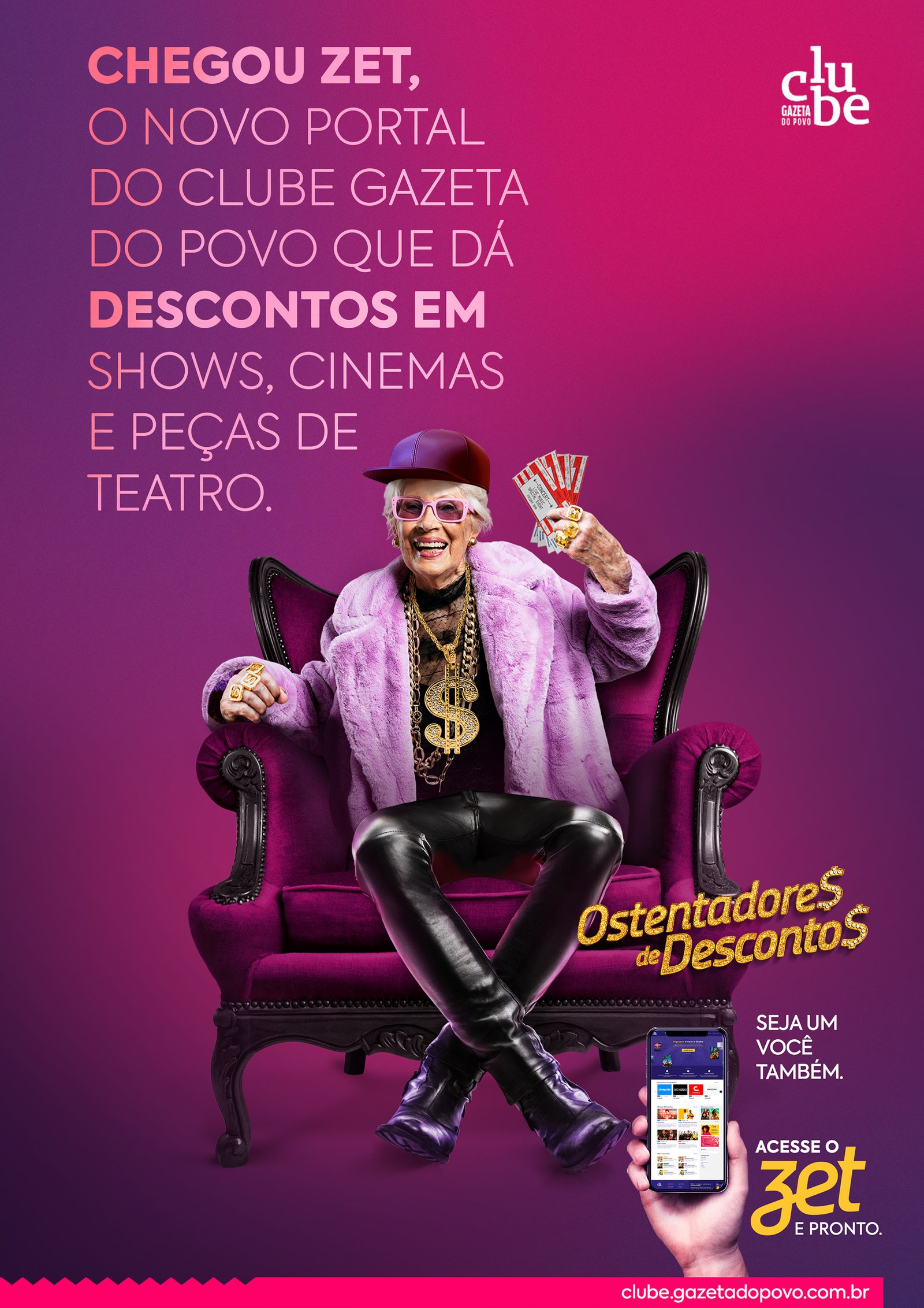 Post — Ostente descontos com Zet