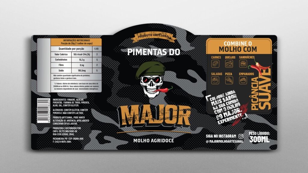 Rótulo planificado — Agridoce